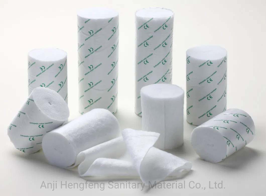 Medical Synthetic Gypsum Liner Soft Rolls Cotton Pop Undercast Padding Orthopedic Soft Quickly Dry Cast Padding for Plaster Bandage