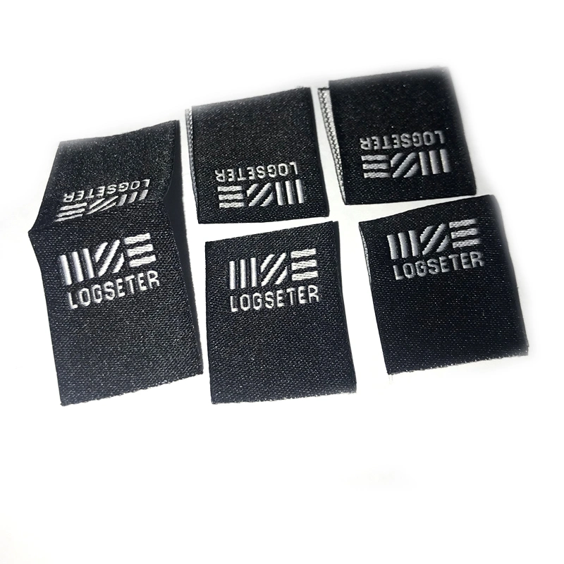 Custom Private Clothing Brand Personal Design Logo Woven Label MOQ 100 PCS Woven Label for Clothing