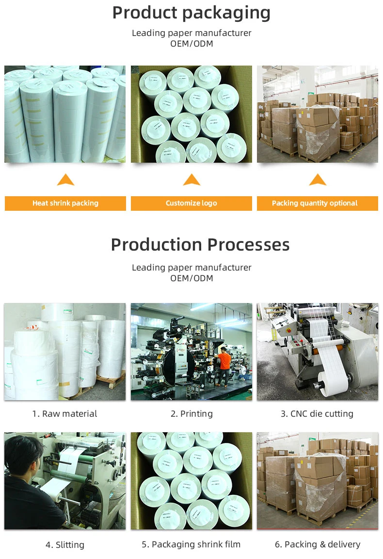 Can Customize Any Size Thermal Direct Transfer Packaging Label Logistics Transportation Label