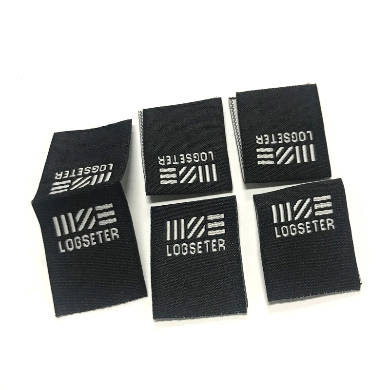 Custom Private Clothing Brand Personal Design Logo Woven Label MOQ 100 PCS Woven Label for Clothing