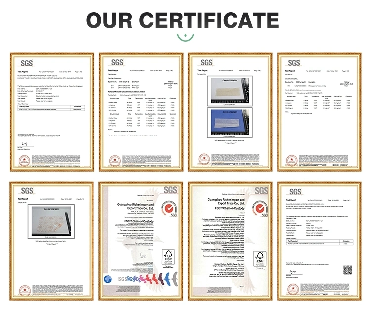 Thermal Paper Eco Top with Glassine Label Material for Printing Factory Supermarket