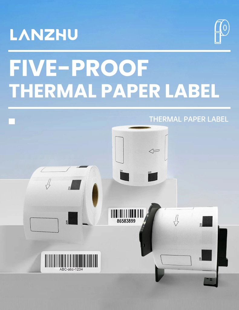 Factory Custom Dk-11209 Brother Compatible Thermal Paper Labels Tape