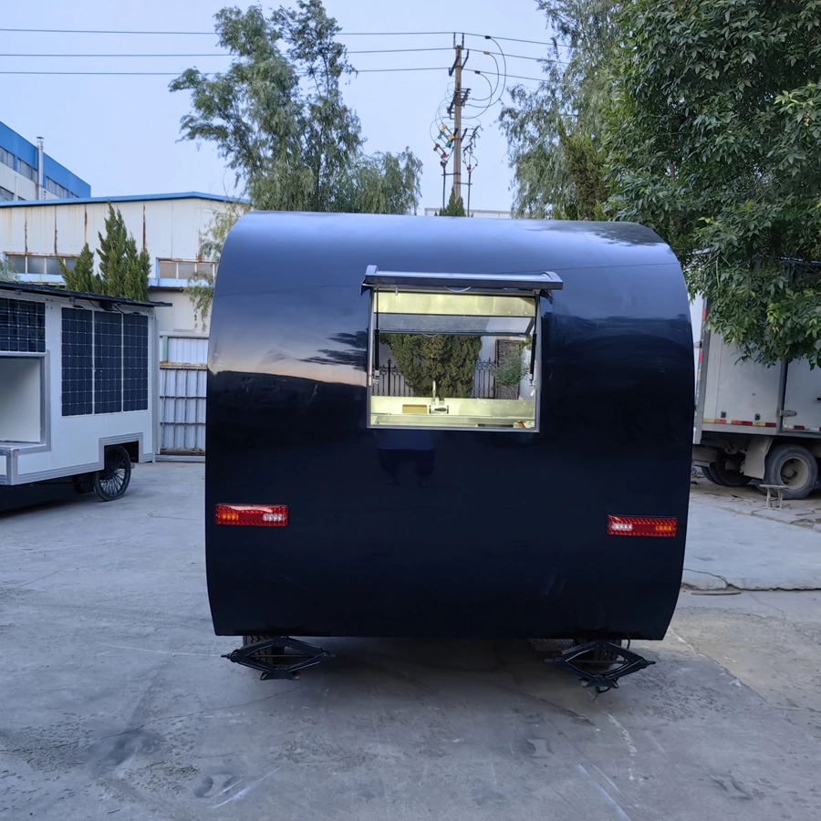 Electric Vending Hot Dog Container Steel Vintage Food Truck Snack Food Trailer Food Trailer Fully Equiped Fast Food Trailer in Nz for Sale