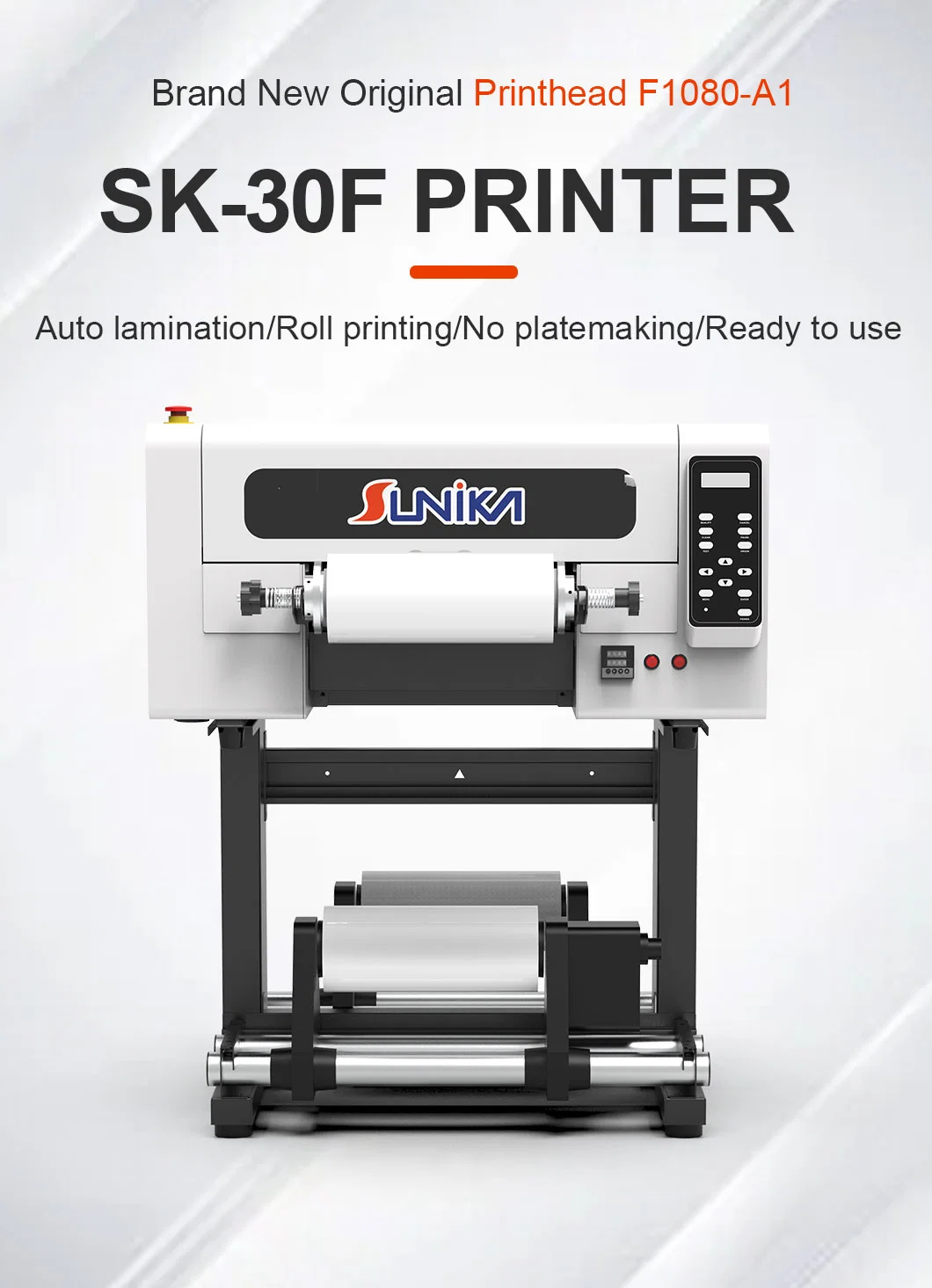 Sunika Wholesale Industrial Multi Color Print Fabric A3 Digital UV Crystal Label Printer with Epson I3200 Printhead