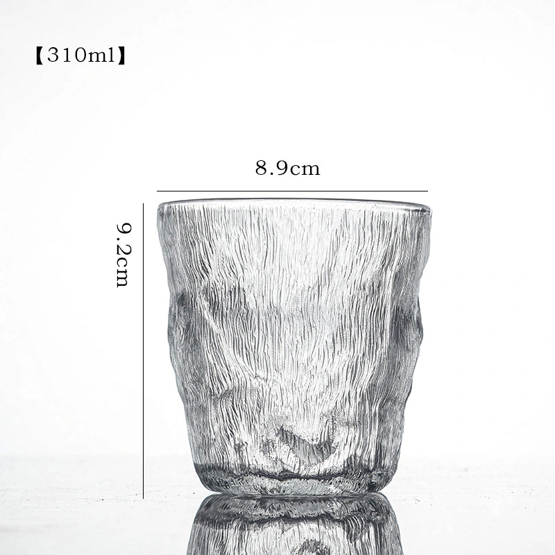 310ml 370ml Heat Resistant Glassware Sets Glacial Grain Glasses Cups for Drinking Water Wine Whisky Mugs