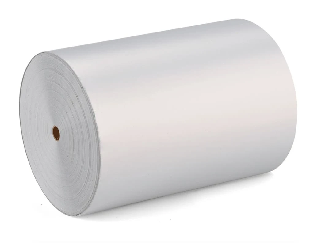 50mic water base Flexo jumbo roll adhesive sticker paper roll label stock jumbo roll