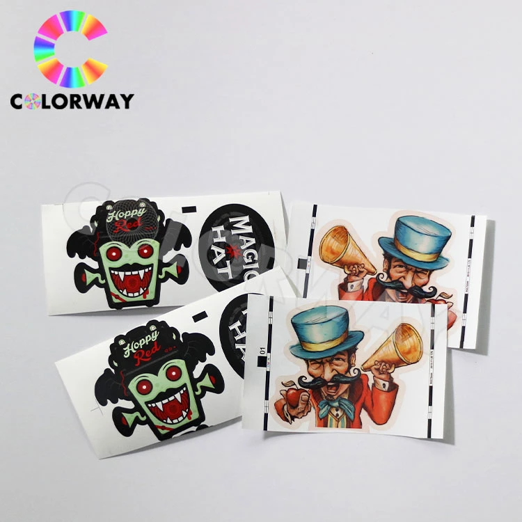 Non Toxic Colorful Printing Beverage Self-Adhesive Label