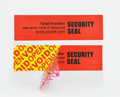 Tamper Evident Security Label Void Sticker Anti Fake Label