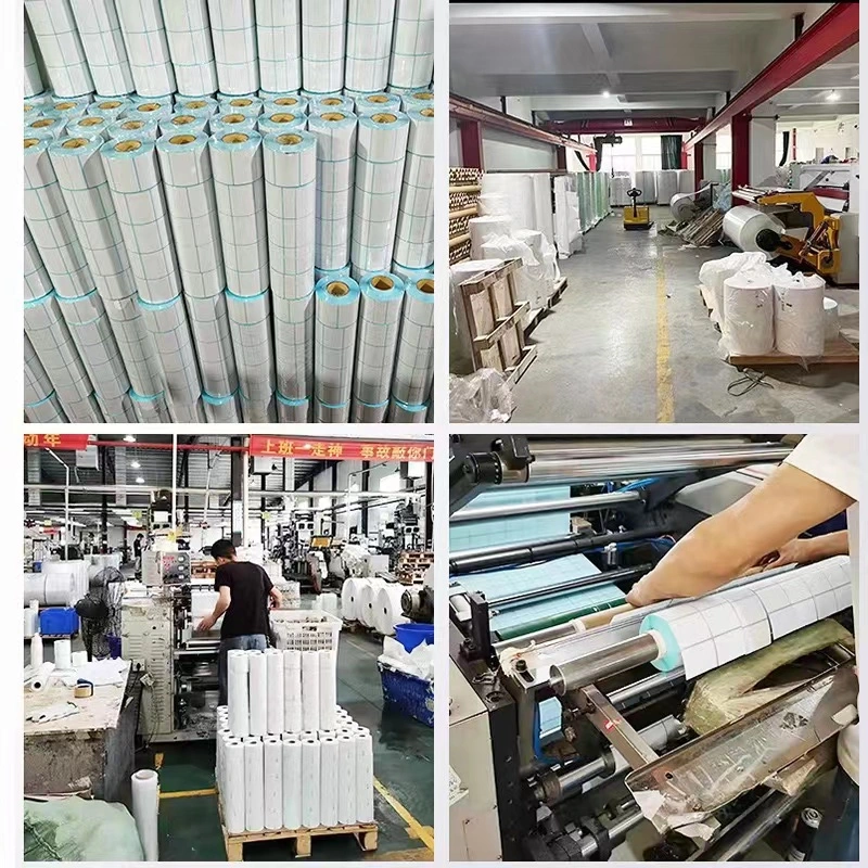 China Manufacture Eco Label Jumbo Roll Label Raw Material Self Adhesive Thermal Paper