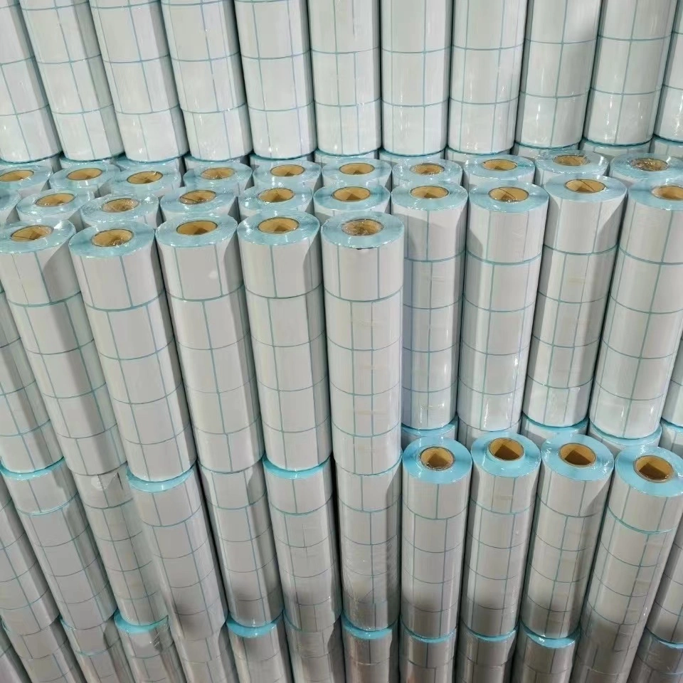 China Manufacture Eco Label Jumbo Roll Label Raw Material Self Adhesive Thermal Paper