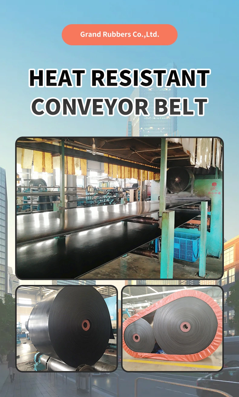 High Quality Heat/Tear/Wear/Fire Resistant Ep Fabric Rubber Conveyor Belt/Sidewall Conveyor Belt/Chevron Conveyor Belt/Elevator Belt