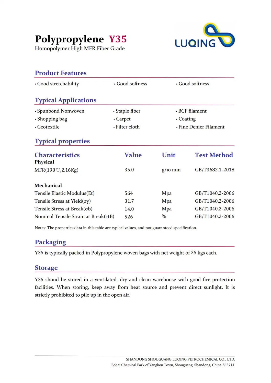 PP Resin for Packing Materials, Thermal Insulation Material, Automobile Components