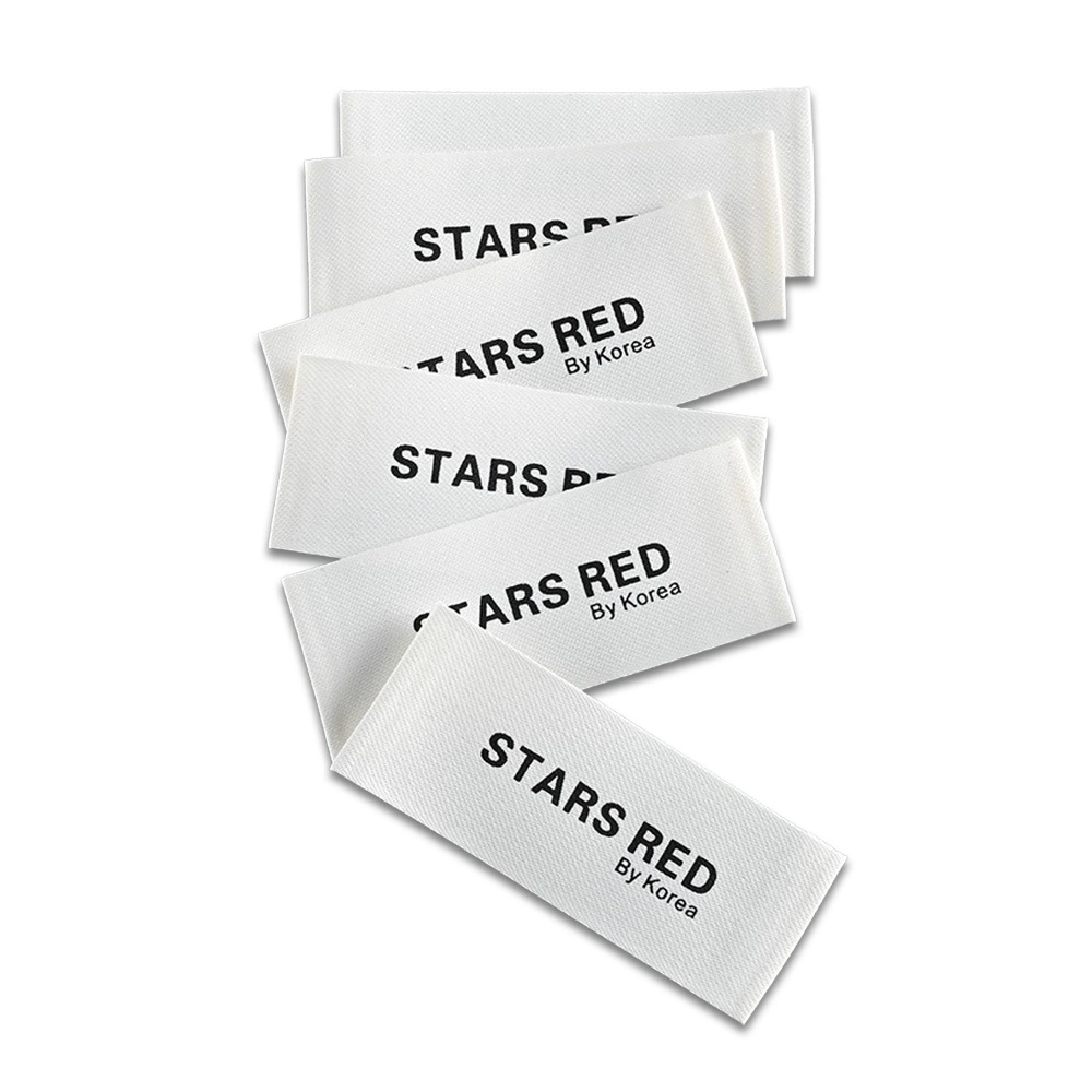 Satin Screen Printing Garment Washing Care Labels Clothing Printed Satin Labels Wholesale Custom Silk Heat Transfer