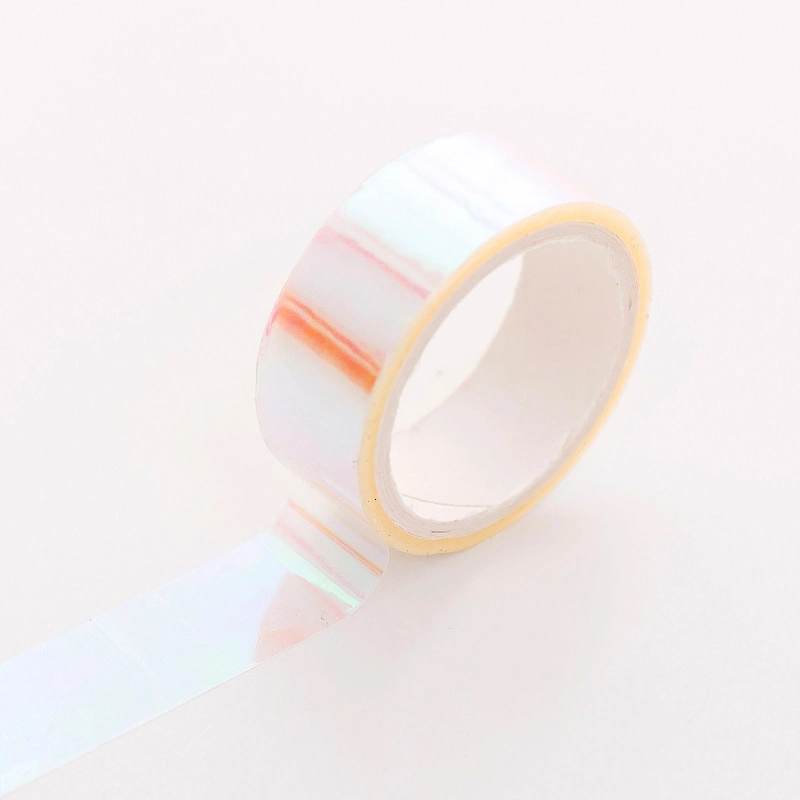 5m Laser Glitter Washi Tape Decorative Adhesive Masking Scrapbooking Girl Album Stationery Tape Stationery Stickers Photo Diary