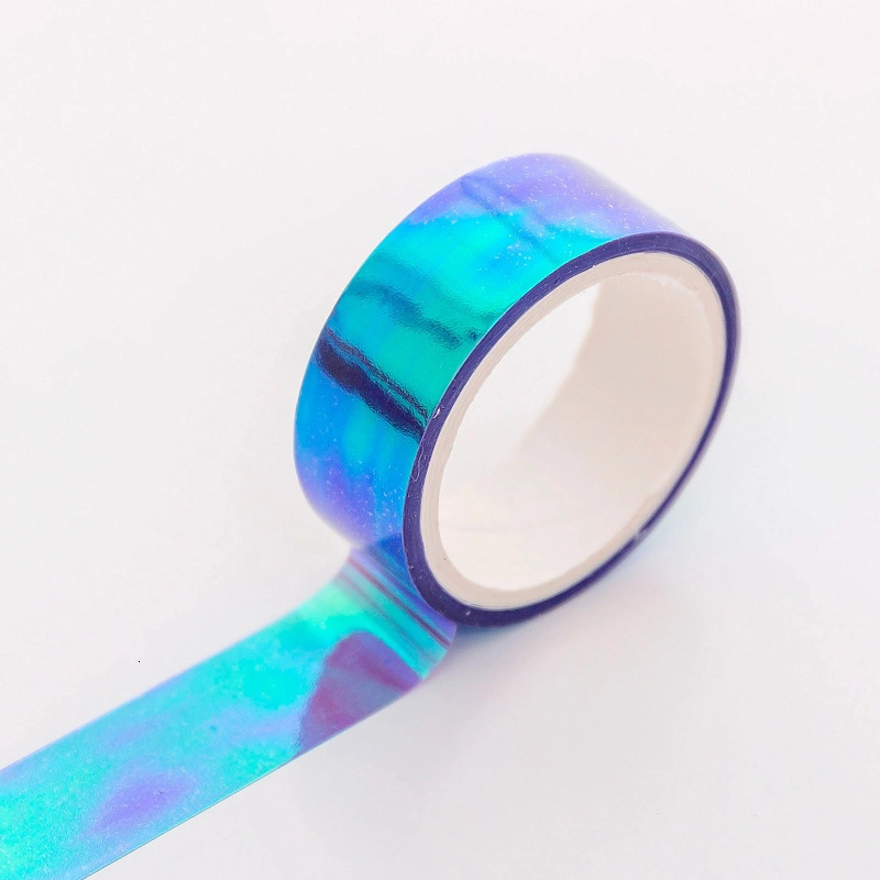 5m Laser Glitter Washi Tape Decorative Adhesive Masking Scrapbooking Girl Album Stationery Tape Stationery Stickers Photo Diary