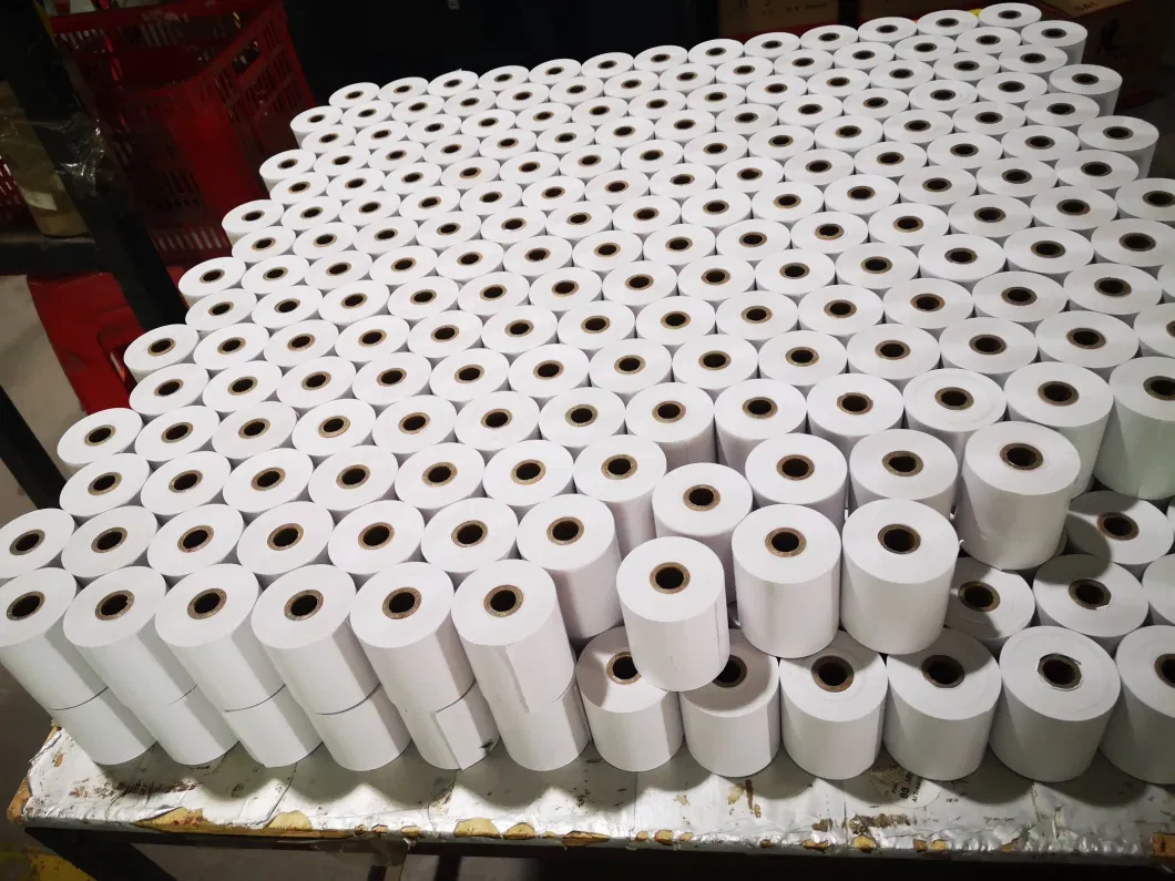 Thermal Paper in Small Rolls Used as Receipts in Banks, Shops Restaurant, Transportation