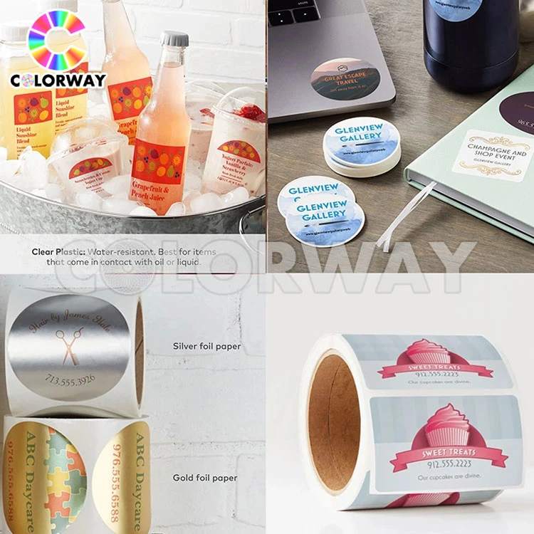 Cosmetic and Perfume Transparent Adhesive Label Printing