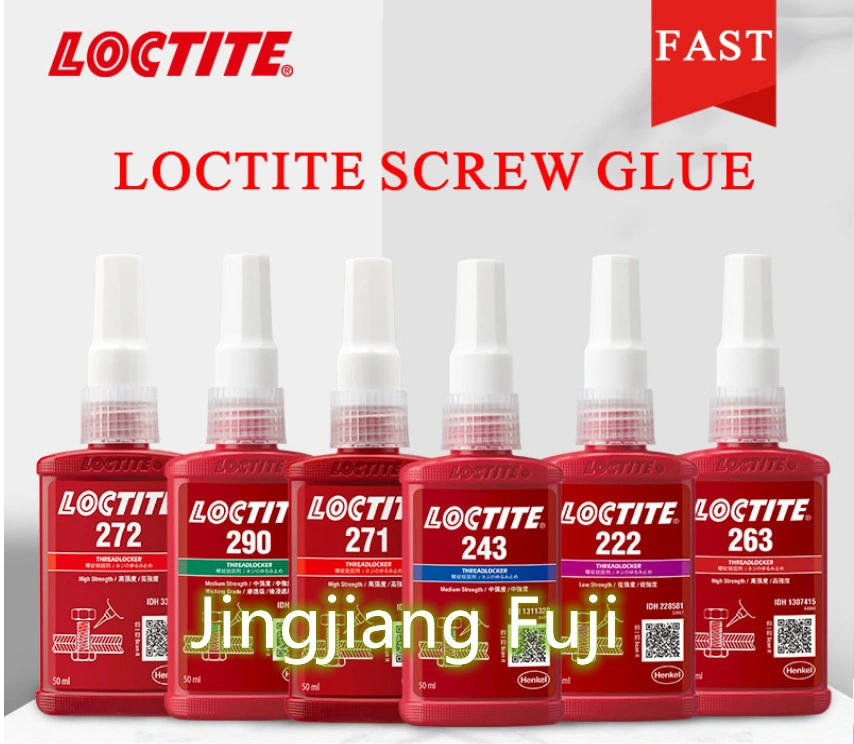 10ml 50ml 250ml Loctite Anaerobic Glue 270 Red High Strength Anti-Loose Screw Glue Oil Resistant Permanent Thread Fastener