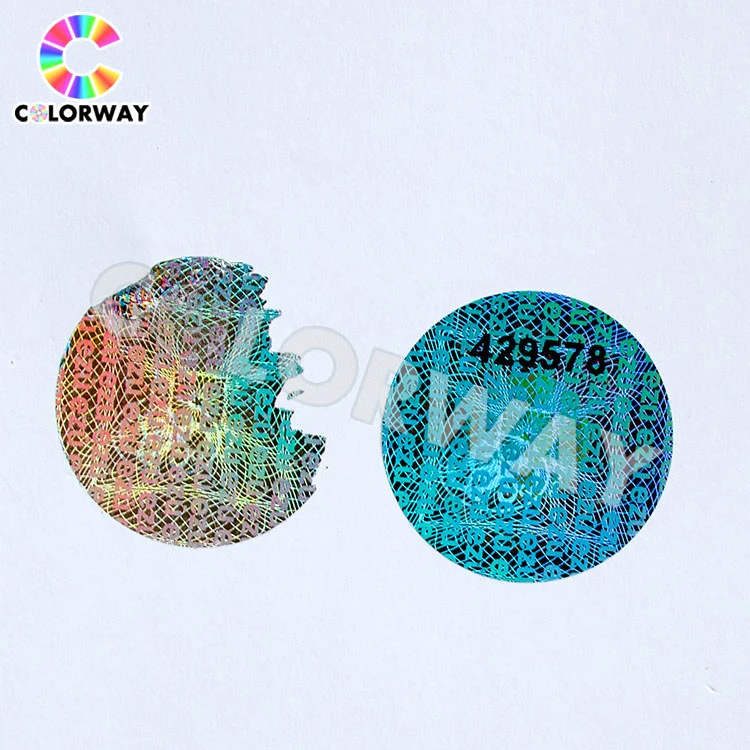 Customized Hologram Sticker, 3D Laser Anti-Counterfeit Labels