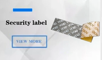 Thermal Transfer Label Pet Dull Material Barcode Printing Label