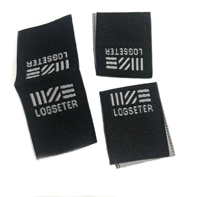 Custom Private Clothing Brand Personal Design Logo Woven Label MOQ 100 PCS Woven Label for Clothing