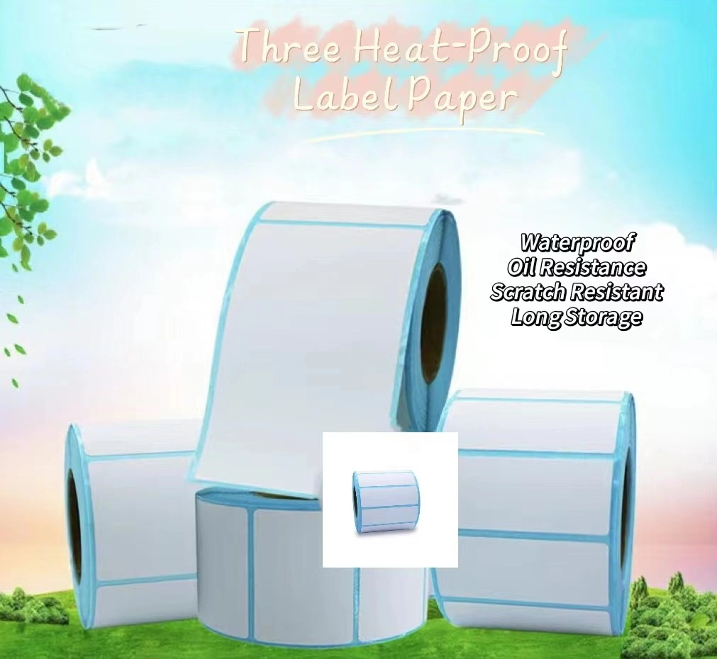 China Manufacture Eco Label Jumbo Roll Label Raw Material Self Adhesive Thermal Paper