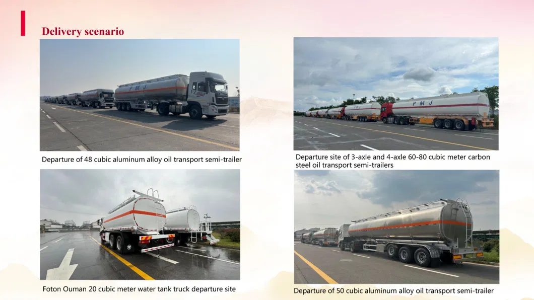 42 Cubic Stainless Steel Tank Liquid Transport Semi-Trailer