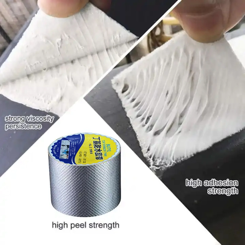 Aluminum Foil Repair Roof Crack Garden Pipe Sealing Leakproof Butyl Waterproof Tape