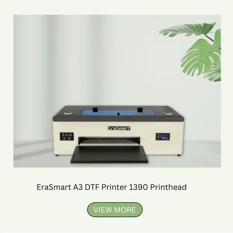 Erasmart High Resolution Mini Digital UV Printer A3 UV Flatbed Printer for Label Sticker Printing