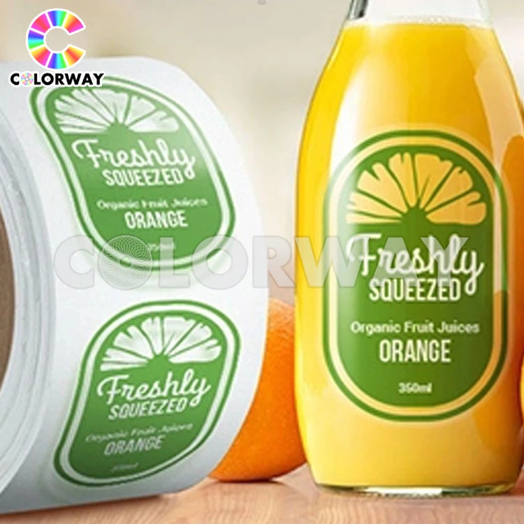 Non Toxic Colorful Printing Beverage Self-Adhesive Label