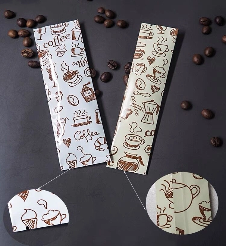 Custom Label Eco Plastic Bag Doypack Stand up Pouch Blender Bar Ground Coffee Stick Pack Packaging