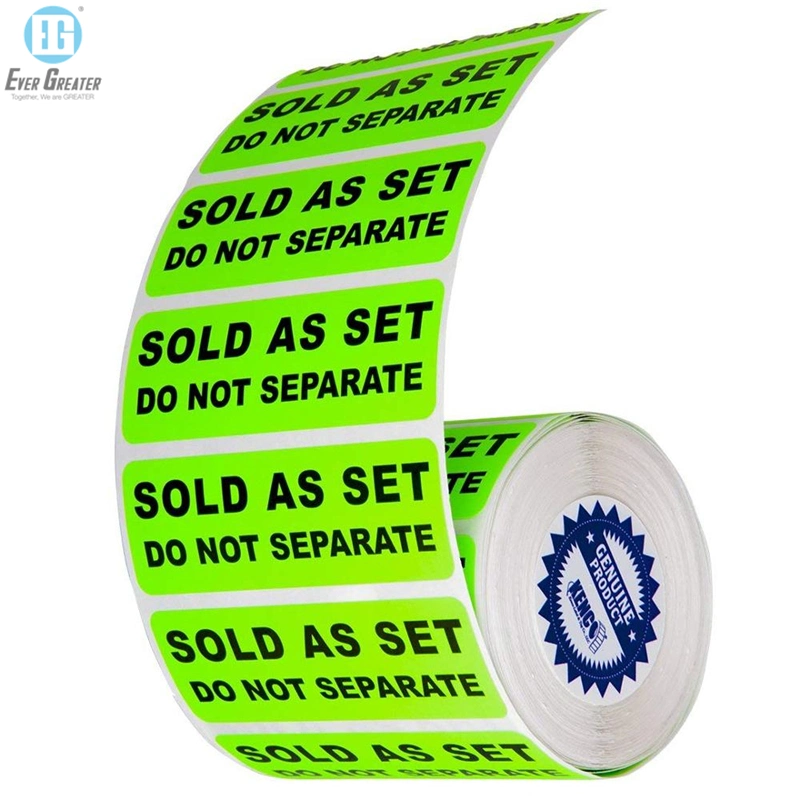 Professional Waterproof Both Sides Printed Adhesive Stickers Double-Sided Adhesive Label PVC Label