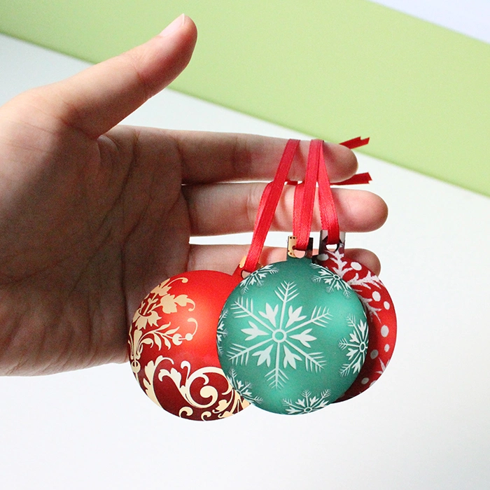 Rts Sublimation Blank White MDF Hardboard Wooden Christmas Tree Xmas Hanging Ornaments Tags Labels for White Sublimation Transfer