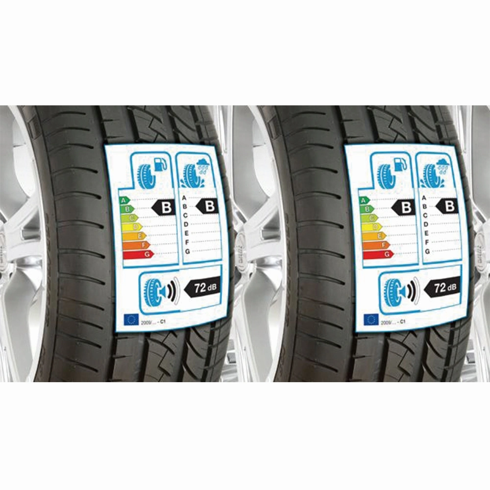 China Printed Plastic Self Adhesive Tire Label