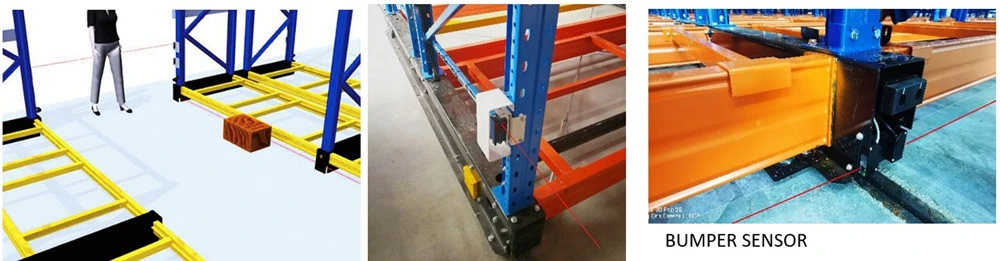 Electric Powered Trackless Mobile Shelving Without Floor Rail