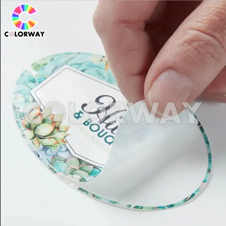 Logo Embossing Self Adhesive Printed Label Sticker (DC-LAB033)