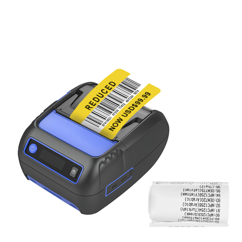 Barway Industrial Design Mobile Thermal Printer Barcode Sticker Label Printer Machine with Cheap Price Mht-P18