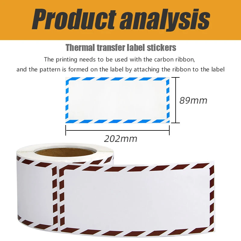 Top Coated Barcode Sticker Printing White Label Self Adhesive Paper Direct Thermal Label 100X75 Aiva Vinyl Sticker Paper Roll
