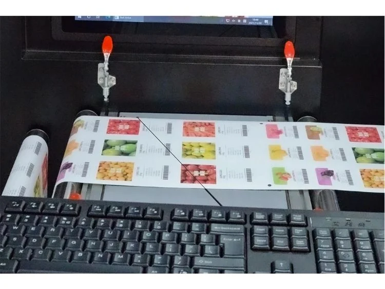 Digital Self Adhesive Roll Paper Label Printing Label Sticker Color Printer Die Cutting Laminating Machine for Making Labels