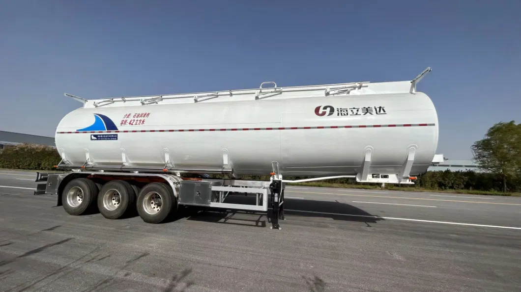 42 Cubic Stainless Steel Tank Liquid Transport Semi-Trailer