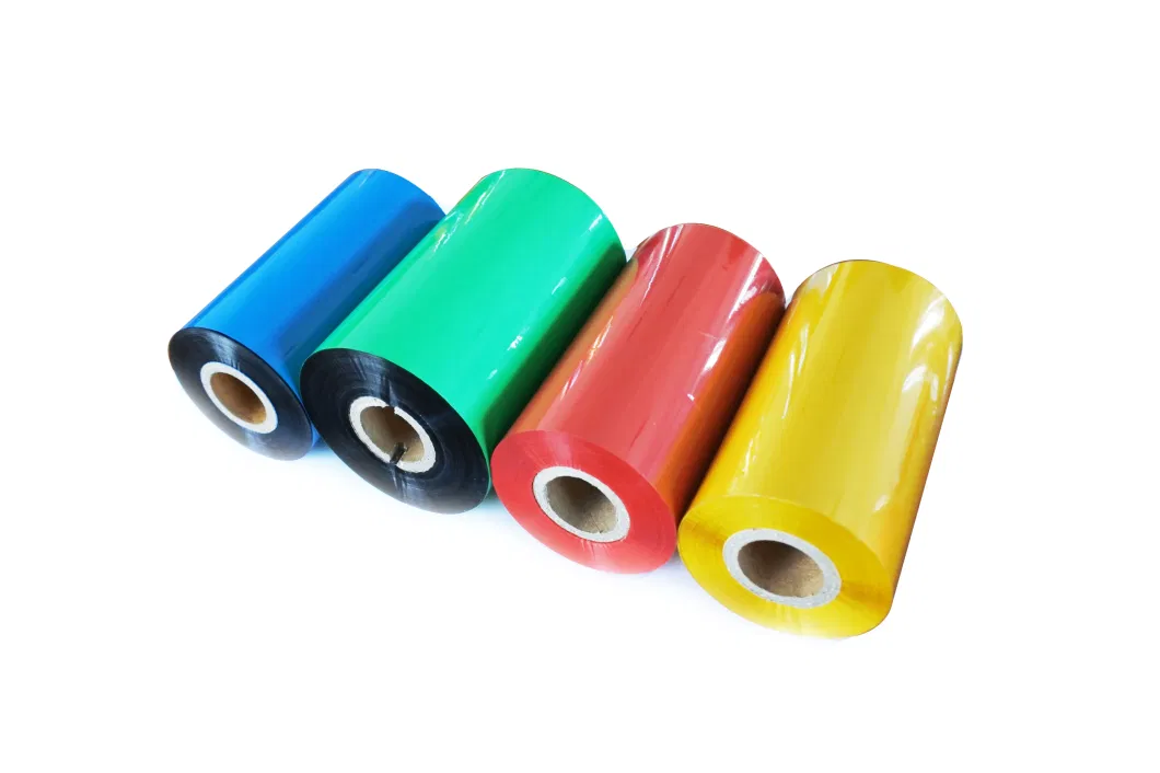 Color Thermal Transfer Ribbon Jumbo Rolls &amp; Slitted Rolls Wax/Wax-Resin/Resin Label Printers Barcode Printing Customizable Sizes