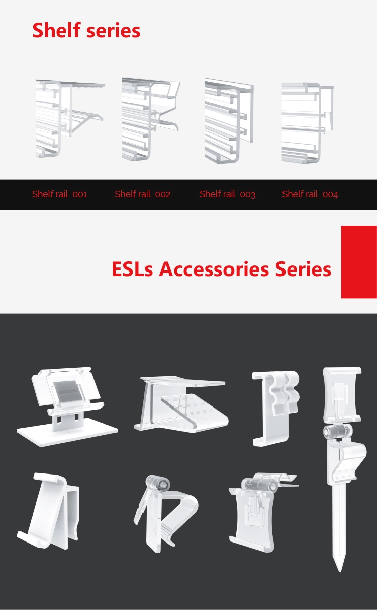 Low Energy Electronic Wireless ESL Digital BLE LCD E-Ink Display Shelf Price Label