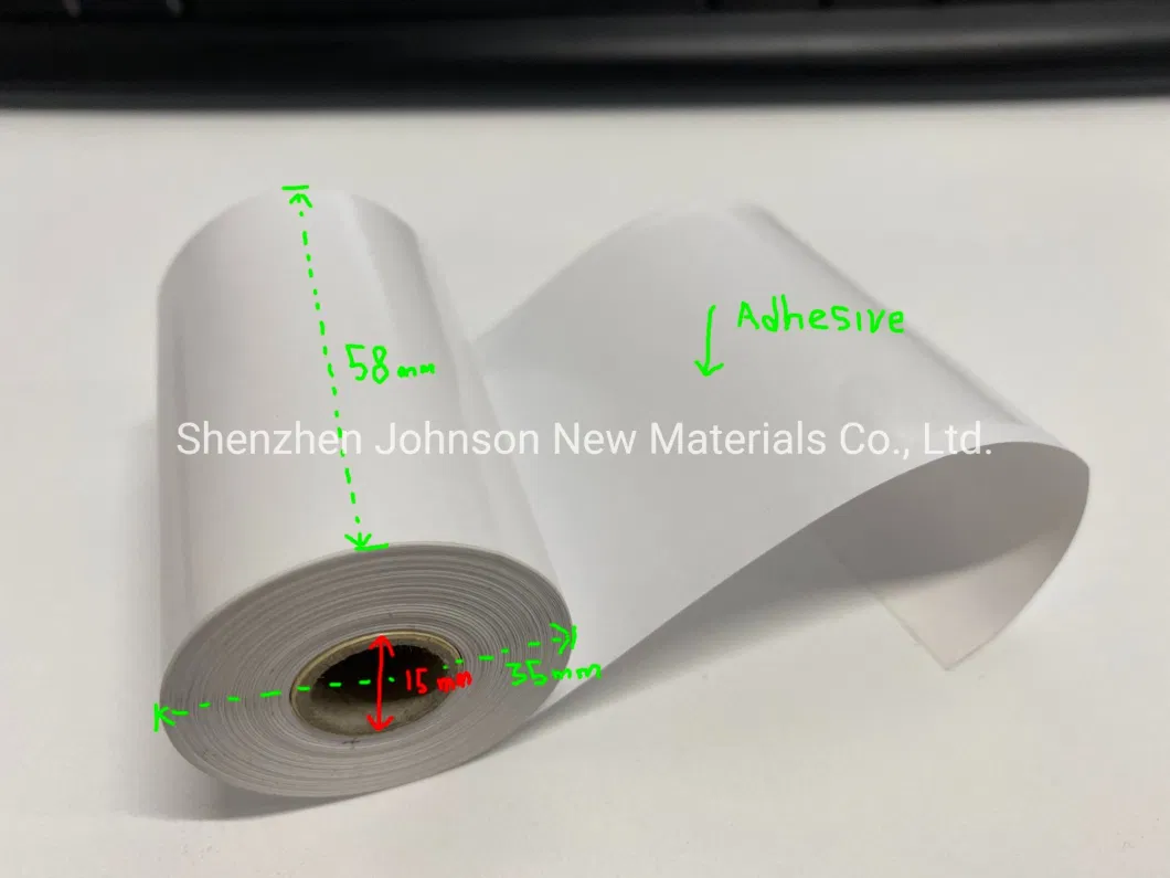 China Manufacturer Blank Direct Transfer Thermal Paper Roll Lineless Label for Digi Scale