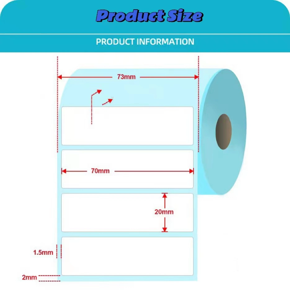 China Manufacture Eco Label Jumbo Roll Label Raw Material Self Adhesive Thermal Paper