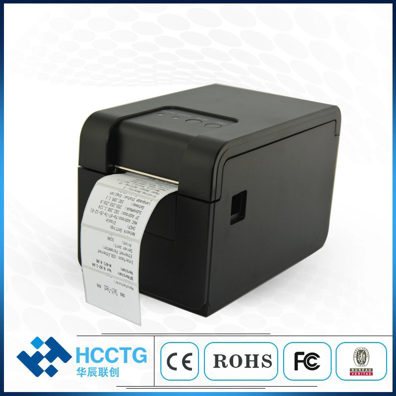 1&quot; 2&quot; RS232 USB Desktop Machine Barcode Direct Thermal Qr Code Label Printer with Cutter (TL21)