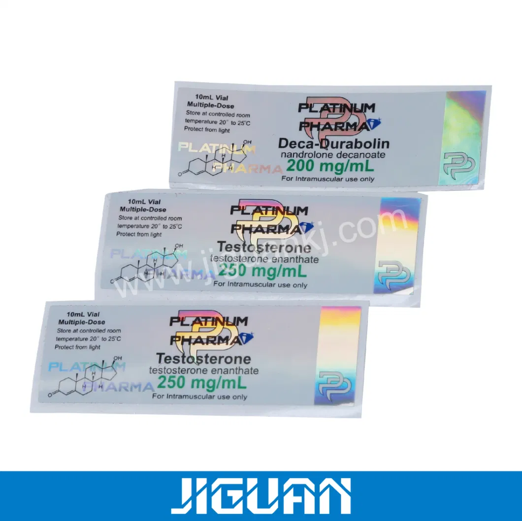 Free Design 10 Ml Hologram Medical Vial Label