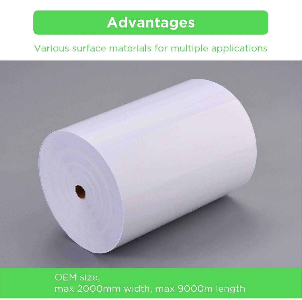 Jumbo Roll Label Custom Size Clear PP Jumbo Roll Label Sticker Material Flexo Label