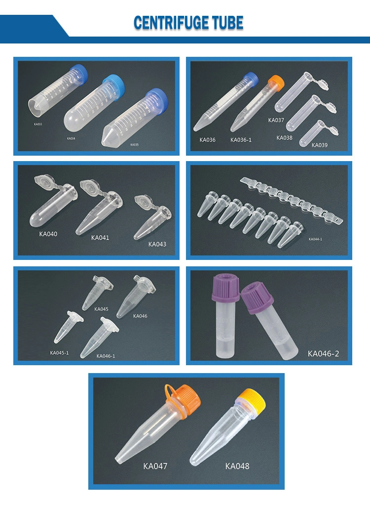 Factory Direct Supply Laboratory Disposable Sterile Plastic/Glass Test Tubes