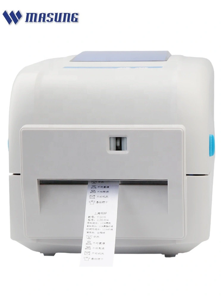 Auto Cutter Thermal Industrial Label Printer on Polyester Fabrics