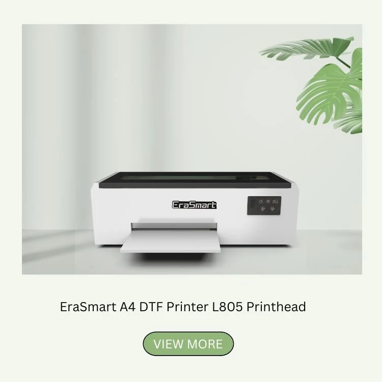 Erasmart High Resolution Mini Digital UV Printer A3 UV Flatbed Printer for Label Sticker Printing